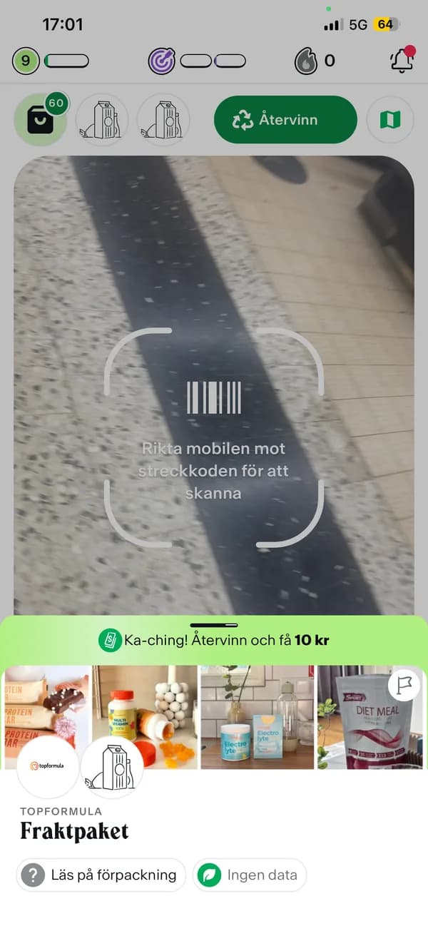 Topformula — In-app, mobile
